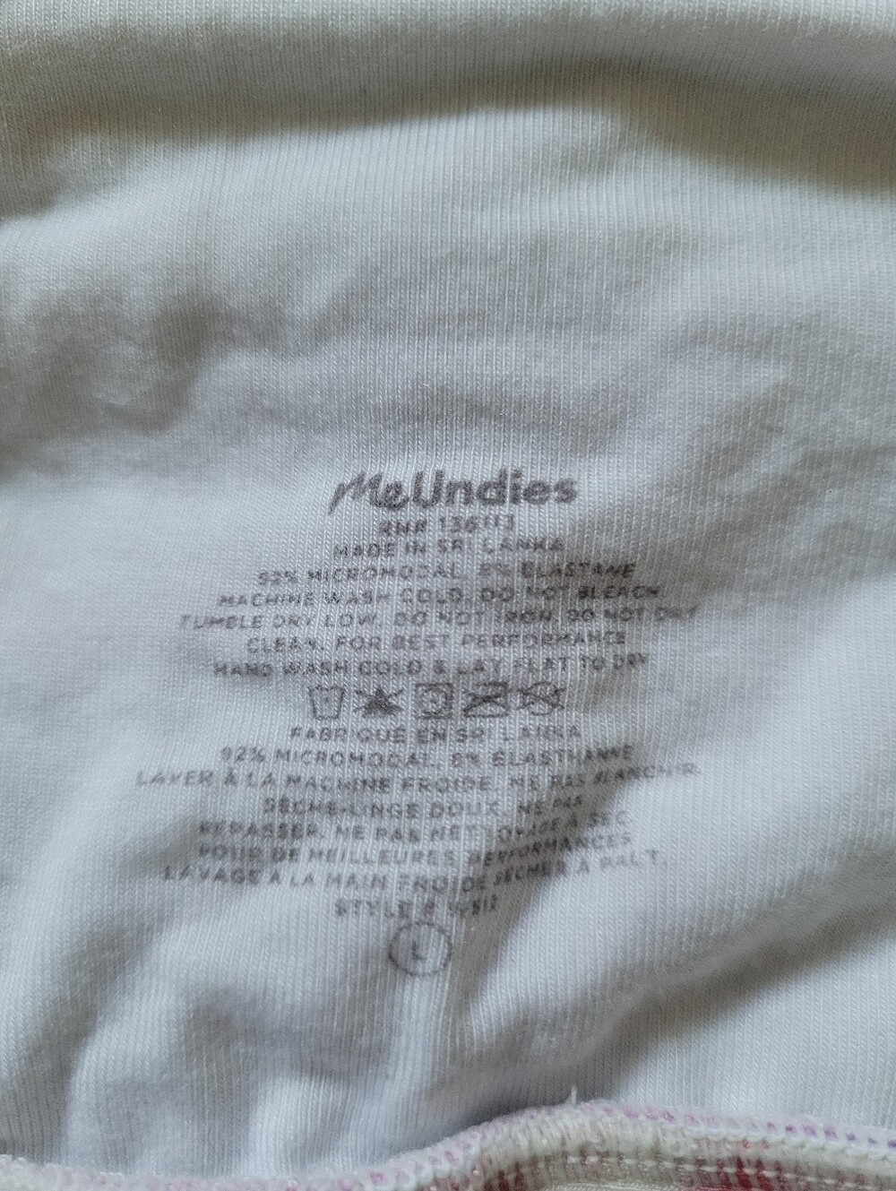 MeUndies Racerback Bra - Large - Picture 2 of 5